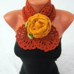 Women Accessories,crochet Scarf Jewellery,gift For..